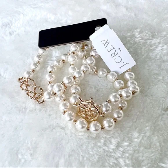 J. Crew Nautical Pearl 3 piece set Bracelets